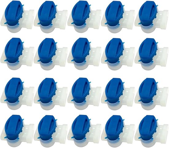20 stuks kabelverbinders voor robotmaaier, waterdicht, begrenzingskabel connector voor grasmaaierkabel, betrouwbare klemmen voor grasmaaier, kabelconnector voor tuin