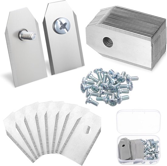 20 stuks reservemessen voor robotmaaier, roestvrij staal, reservemessen voor robotmaaier, compatibel met Navimow I105e Navimow I108e reservemessen voor robotmaaier, accessoires, met 20