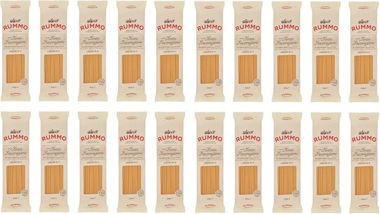 20 x Linguine No. 13 Pasta van Harde Tarwegries - Langzaam Vervaardigd met Bronzen Matrijs - 500g van Merkloos