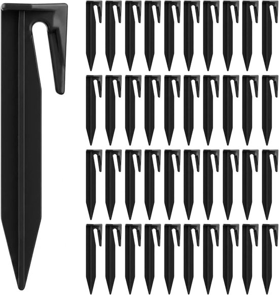 200 stuks 8,5 cm haringen bevestiging perifere kabels, grondpen voor robotmaaier, grasmaaier, accessoires, haken voor randkabels