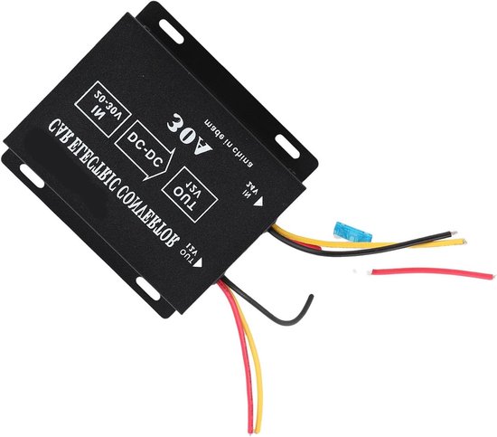 24V naar 12V Spanningsomvormer voor Auto en Truck, 30A, 360W, Efficiënte Stroomomzetting en Voltage Reducer van Merkloos