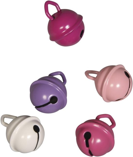 25069000 metalen klokjes roze mix, 15 mm ø, SB-Btl 5 stuks