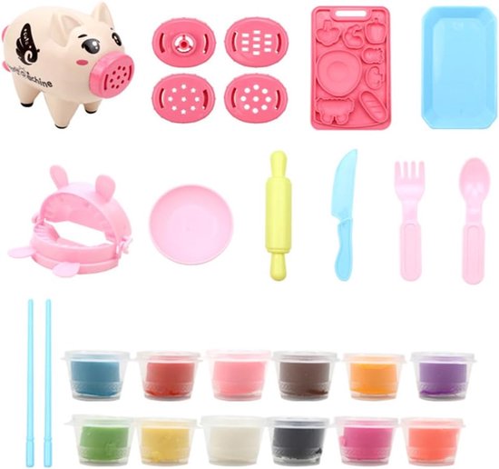 27-delige deegaccessoires Deegset Kneedgereedschappen Noodlemaker met elastiekjes, kneedgereedschappen, kneedaccessoires