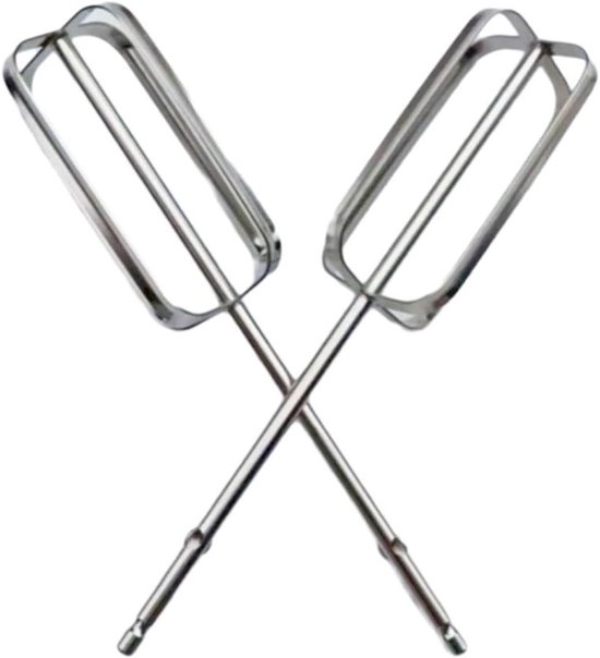 2Pcs Hand Mixer Kloppers Bijlagen Rvs Hand Vervanging Klopper Elektrische Onderdelen Accessoires Rvs Klopper van Merkloos