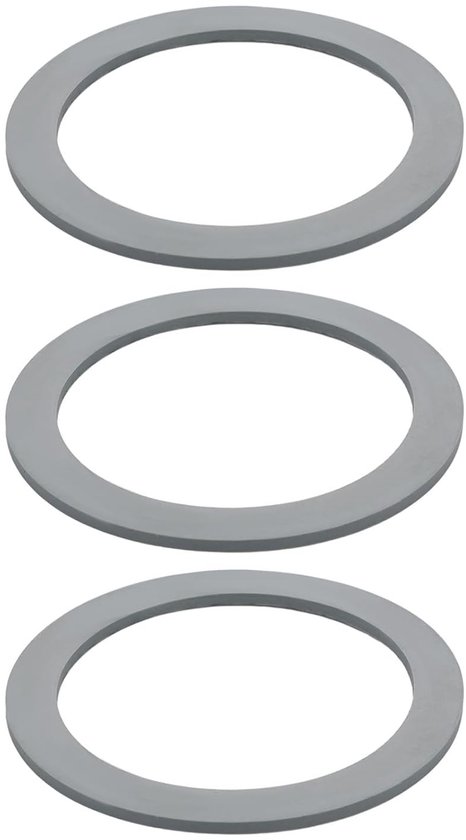 3-delige Blender O-Ring Set voor Vervanging, Rubber Grijze Afdichtingen voor Optimale Sluiting en Compatibiliteit met Diverse Blender Merken