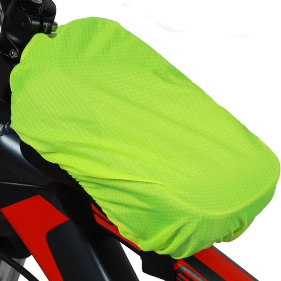 3-delige set waterdichte regenhoezen voor fietstasjes (geschikt voor stuurtasjes en zadeltasjes voor MTB's)