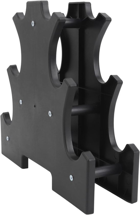 3-laags Dumbbell Rack voor Gewichten - Ideaal voor Thuis Gym, Fitness en Krachttraining van Merkloos