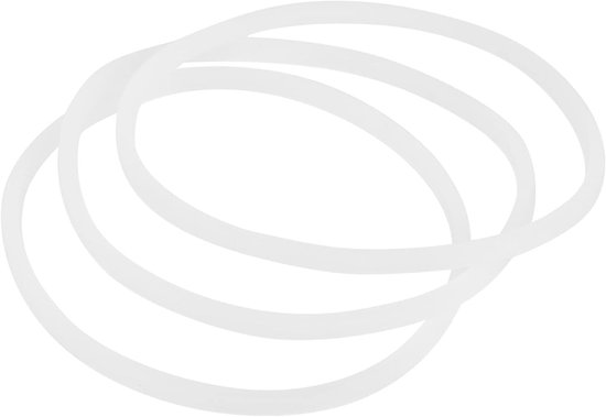 3 Stuks Rubber Seal Ringen voor Magic Bullet - Vervangingsgaskets voor Flat Cross Blade - Duurzaam en Betrouwbaar van Merkloos