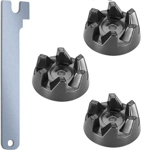 3 x Rubber Koppeling voor Blender, Vervangende Clutch Bear, Compatibel met KitchenAid Modellen KSB52 en KSB5, Duurzaam en Betrouwbaar