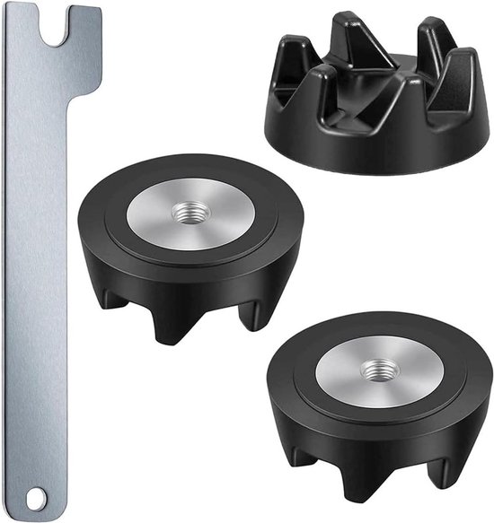 3 x Vervangende Mixer Couplers voor Blender, Keukenapparatuur en Mixers (Inclusief Montage Sleutel)