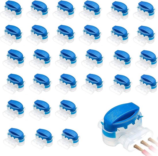 30 stuks kabelverbinders voor robotmaaiers, waterdichte connectoren, kabelverbinders voor robotmaaiers en automowers