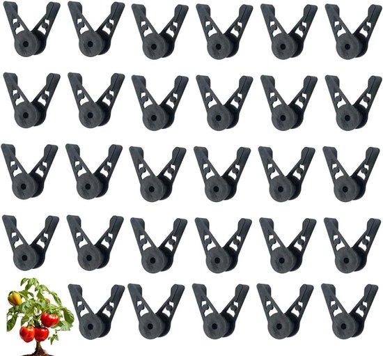 30 Stuks Plant Bending Clips voor het Buigen van Plantstelen, 360 Graden Plant Klemmen voor Groei Richtingsverandering van Merkloos