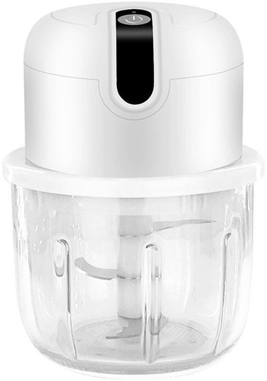 300 ml draadloze USB multifunctionele elektrische knoflookmolen/knoflookhakker/vleesmolen, Geschikt voor het hakken van paprika's, noten en vlees; keukenmachine Geschikt voor groenten, paprika's en vlees. van DEZIN Vanlkip