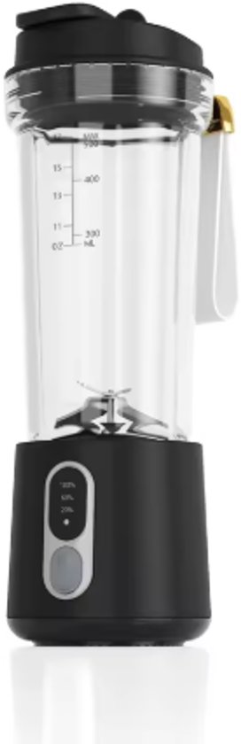 300W krachtige sapcentrifuge, USB-interface, 4000mAh-accu, multifunctionele sapcentrifuge en maalmolen, draagbare blender voor vers fruit buitenshuis, smoothie- en sapbeker. van Merkloos