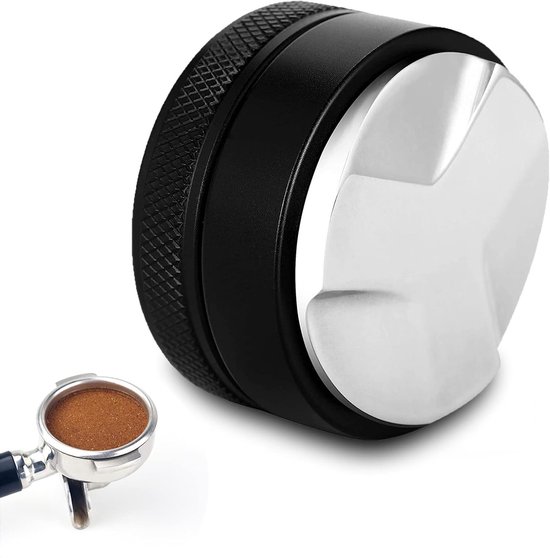 304 RVS Leveler 53mm voor het Egaliseren van Gemalen Koffie, Professionele Koffie Accessoires, Duurzaam en Gebruiksvriendelijk van Merkloos