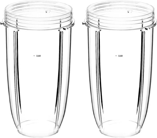32OZ Vervangende Juicer Cup voor NutriBullet Blender - Set van 2, Geschikt voor 900W en 600W, Duurzaam en Handig