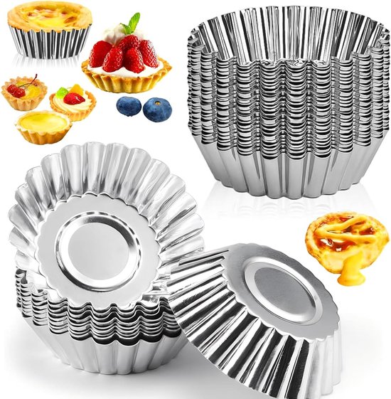 36 Stuks Eivormige Bakvormen, Herbruikbare Mini Muffin Mallen voor DIY Bakken, Keuken Bakgereedschap en Accessoires