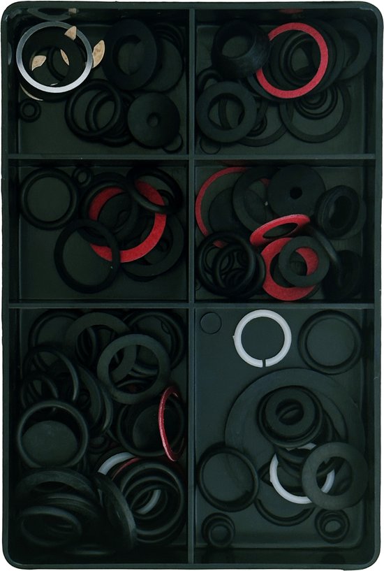 3BMT Rubber-ringen - 125 stuks - Assortiment - Aflsluitringetjes van 3BMT