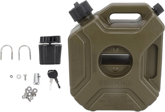 3L Brandstoftank voor Auto's, Motoren en Off-Road Voertuigen - Ideaal voor Benzineopslag en Noodgebruik van Merkloos