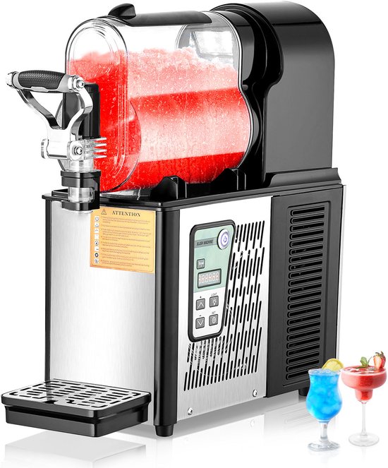 3l Slushmachine, enkele Tank Bevroren Drankmachine, 12-Kops Roestvrijstalen Margarita Smoothie Machine voor Thuis, Feesten, Restaurants, Cafés en Bars van Merkloos