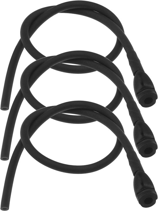 3PCS Rubber Peep Sights Compound Bow Peep Sight Rubber Tube Peephole Bow Tube Peep Sight Pull Cord Peep Hole Compound Bow Accessories, Black