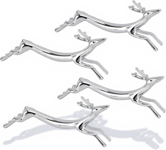 4-delige Bestekhouder met Dierenvorm, Multifunctionele Steun voor Lepel, Vork en Chopsticks, Ideaal voor Tafelsetting en Keukenaccessoires van Merkloos