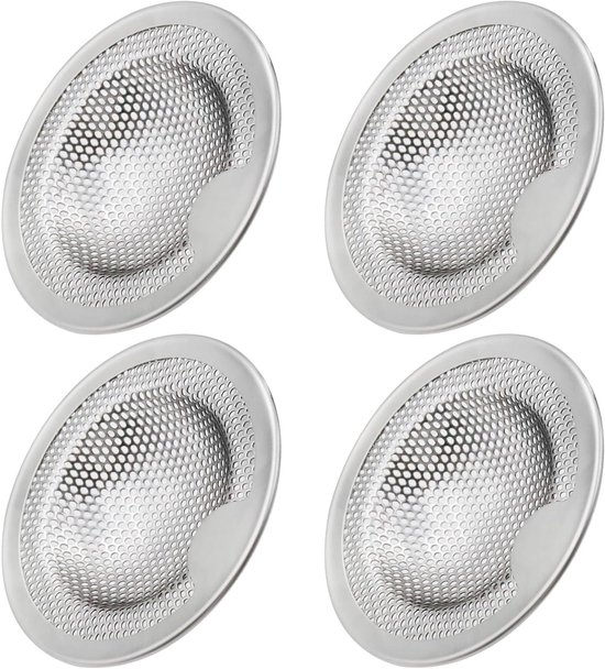 4-delige Mix-Slider Splash Guard Zeef voor Thermomix - RVS Vervangfilter Accessoires voor Koken en Bakken van Merkloos