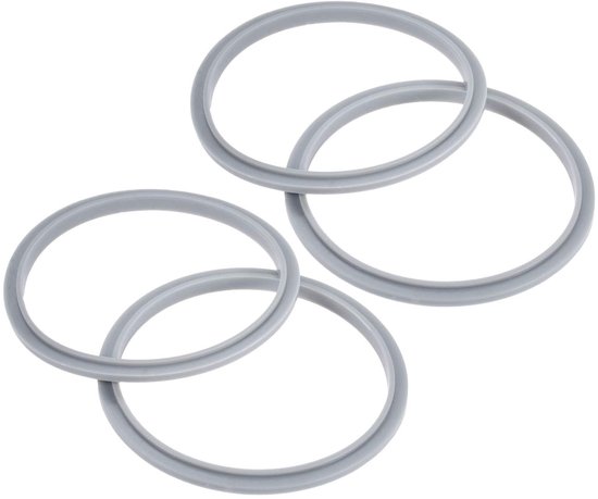 4 Stks Blender Pakking Vervanging voor Rubber Ring Seal Ringen Pakkingen met Lip, Compatibel met 600/900 Serie Blender (Pack van 4)