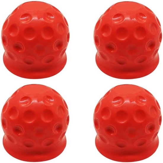 4 Stuks Beschermkap voor Trailerkoppeling, Bescherming voor Trekhaak en Koppeling, Duurzame Beschermkap voor Traileronderdelen van Merkloos