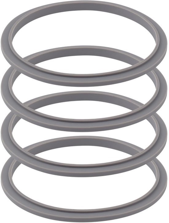 4 stuks blenderpakkingen voor NutriBullet Personal Blender 600W en NutriBullet Personal Blender 900W, siliconen blendervervangingsonderdelen O-ring afdichtingspakking accessoires