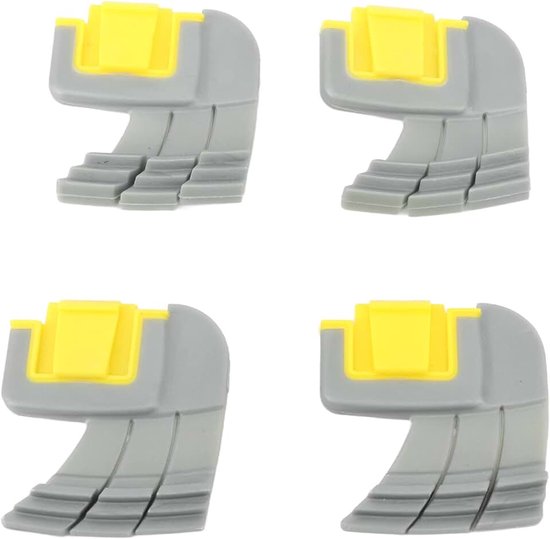 4 stuks Cyclone Reinigingsborstels Onderdelen, Duurzaam Rubber voor MX6 MX8 Zwembad Robot Schoonmaak