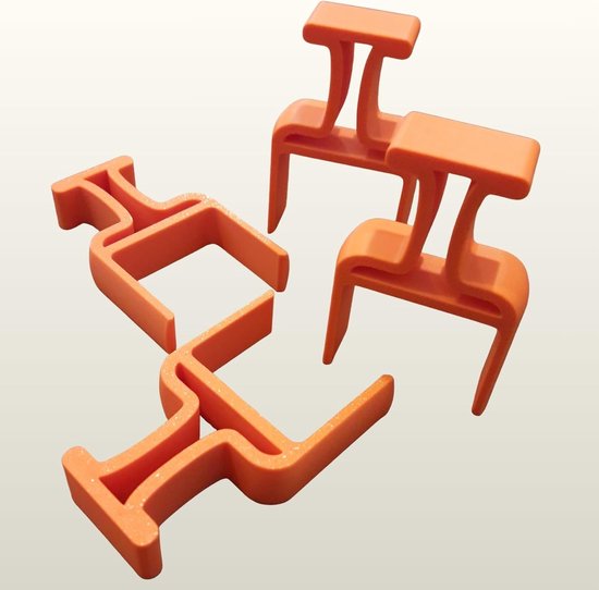 4 stuks demontagegereedschap, gereedschap, sleutel, oranje, compatibel met robotmaaier Gardena SILENO City Life Minimo & Husqvarna 305 310 Mark II 315 Mark II 405X 415X