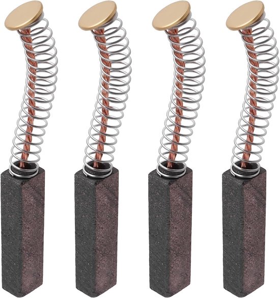 4 Stuks Koolborstels voor Mixer 5x4x19mm Geschikt voor Kenwood Chef A700 A700A A700B, Vervangingsonderdelen voor Keukenmachines, Duurzaam en Betrouwbaar