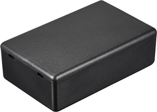 4 Stuks Mini Stofdichte Elektrische Aansluitdoos 80x50x26mm, ABS Kunststof Projectdozen voor DIY Elektronica, Binnenhuis Power Module Behuizing, Instrumenten Behuizing in Zwart