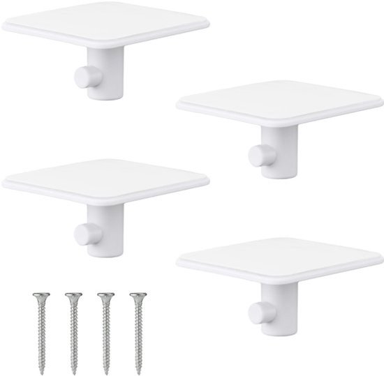 4 stuks staande mixer-opzetstukken, staande mixer-opbergorganizeraccessoires voor keukenmixers, compatibel met blenderaccessoires (wit) van Merkloos