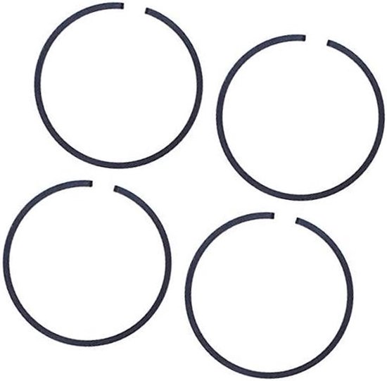 4 stuks zuigerveren, for Husqvarna, 61 262 261 265RX 165RX, for JONSERED, 2065 2165 benzinezagen (48MMx1.5MM) zuigerveer voor tuinmachines