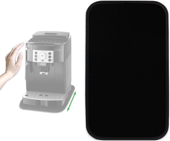44 x 28 cm verschuifbare onderlegger voor koffiezetapparaat, keukenmachine, roerapparaten, nylon glijplank mat, geschikt voor De'Longhi Magnifica S ECAM 22.110.B/S Smart ECAM 230.13.B Volautomatische