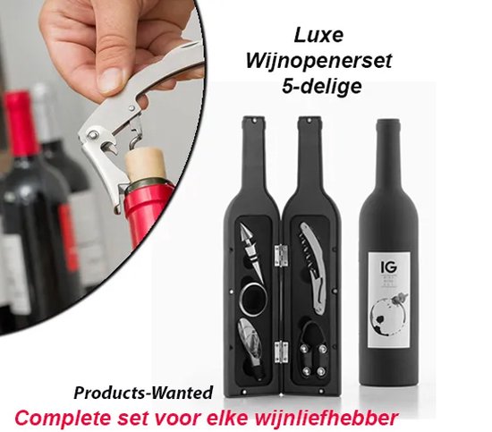5-Delige Luxe Wijnopenerset van Vialli Design