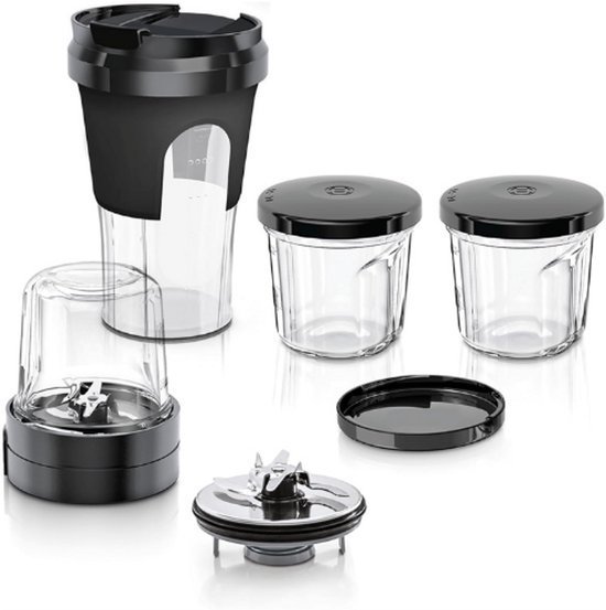 5-in-1 Allessnijder MUZ45XTM1 - Accessoire voor Bosch MUM2 - MUM4 en MUM5 Keukenmachines - Malen - Hakken - Blenden en Raspen van Merkloos