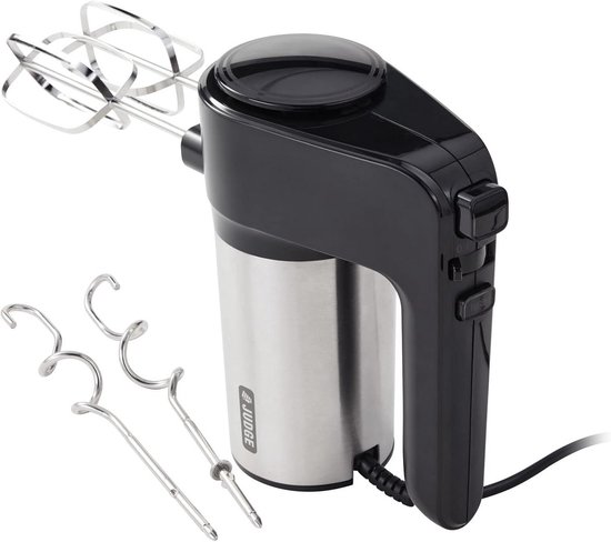 5 snelheden handmixer met turbo functie en opbergclip van Merkloos
