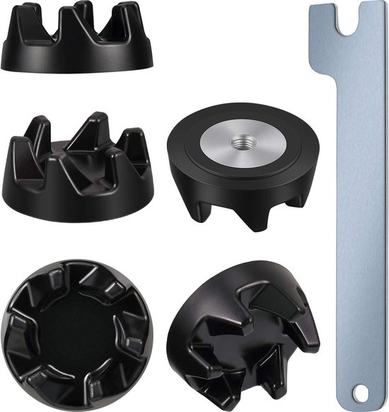 5 verpakkingen 9704230 Blenderkoppeling Blenderkoppeling Vervangende onderdelen met 1 sleutel Geschikt voor Compatibel met KitchenAid WP9704230VP WP9704230 van KitchenAid