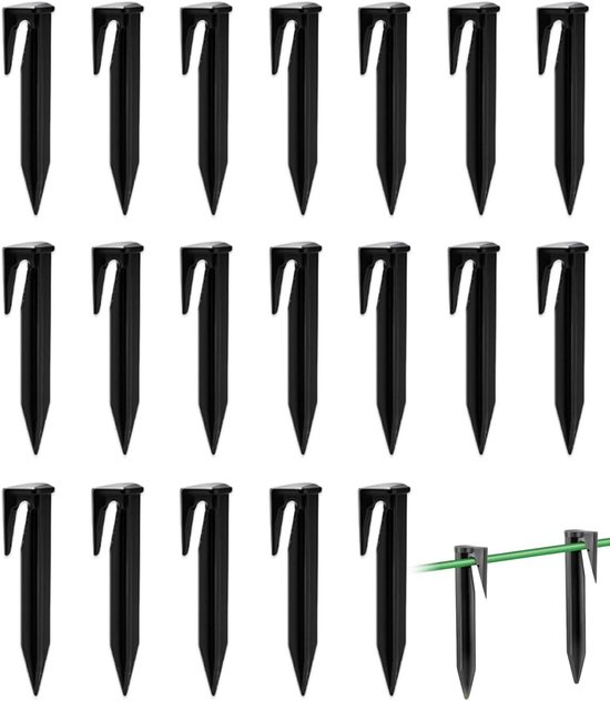 50 stuks nagels voor robotmaaier, bevestiging draad robotmaaier, haringen voor robotmaaier, begrenzingsdraad, draadloze grastrimmer, afdekking, zand, robotmaaier