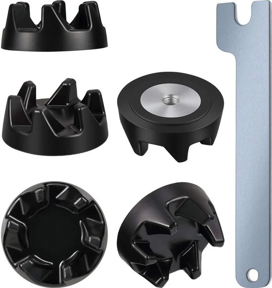 5XAansluiting (inclusief gereedschap), geschikt voor KitchenAid Ultra Powermengmachine 5KSB5,5KSB52, 5KSreserveonderdelen -Rubberen connector voor mixer van Merkloos