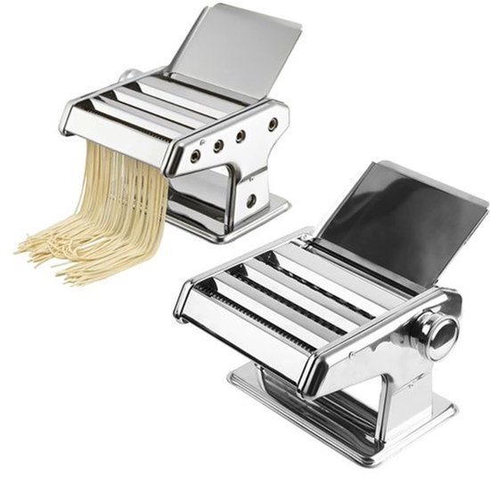 6 Adjustable Pasta Rollers for Spaghetti Noodles Lasagna 2-4.5mm - Manual Pasta