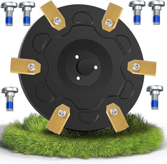 6-delige messenschijf compatibel met Segway Navimow robotmaaier i105E, i108E & i110n - Premium maaikop van glasvezelversterkte kunststof voor 6 messen