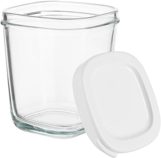 6 Glazen Yoghurtpotjes - 140ml - Herbruikbaar en Vaatwasmachinebestendig