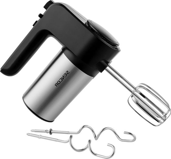 6 Speed Hand Mixer 400 W Silver - Powerful and Efficient Mixing van Aigostar
