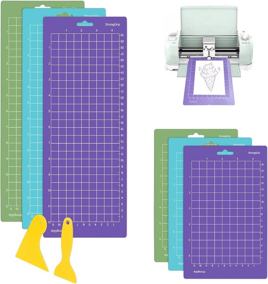6 Stuks Snijmatten voor Handwerk - Vervangende Accessoires voor Cricut en Quilten