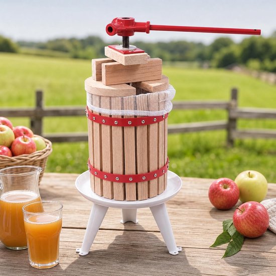 6L Handmatige fruitpers, wijnpers, fruitpers, maaipers