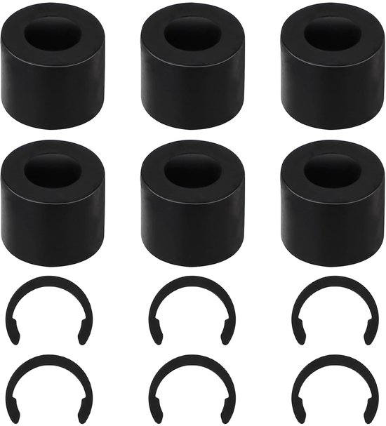 6st Vervanging Van Rubberen Rollen en 6st Resolutie Van Rubberen Rollen voor Cricut Maker, Voorkomen dat Rubber Beweegt Klemringen Vasthouden Compatibel met Cricut Maker
